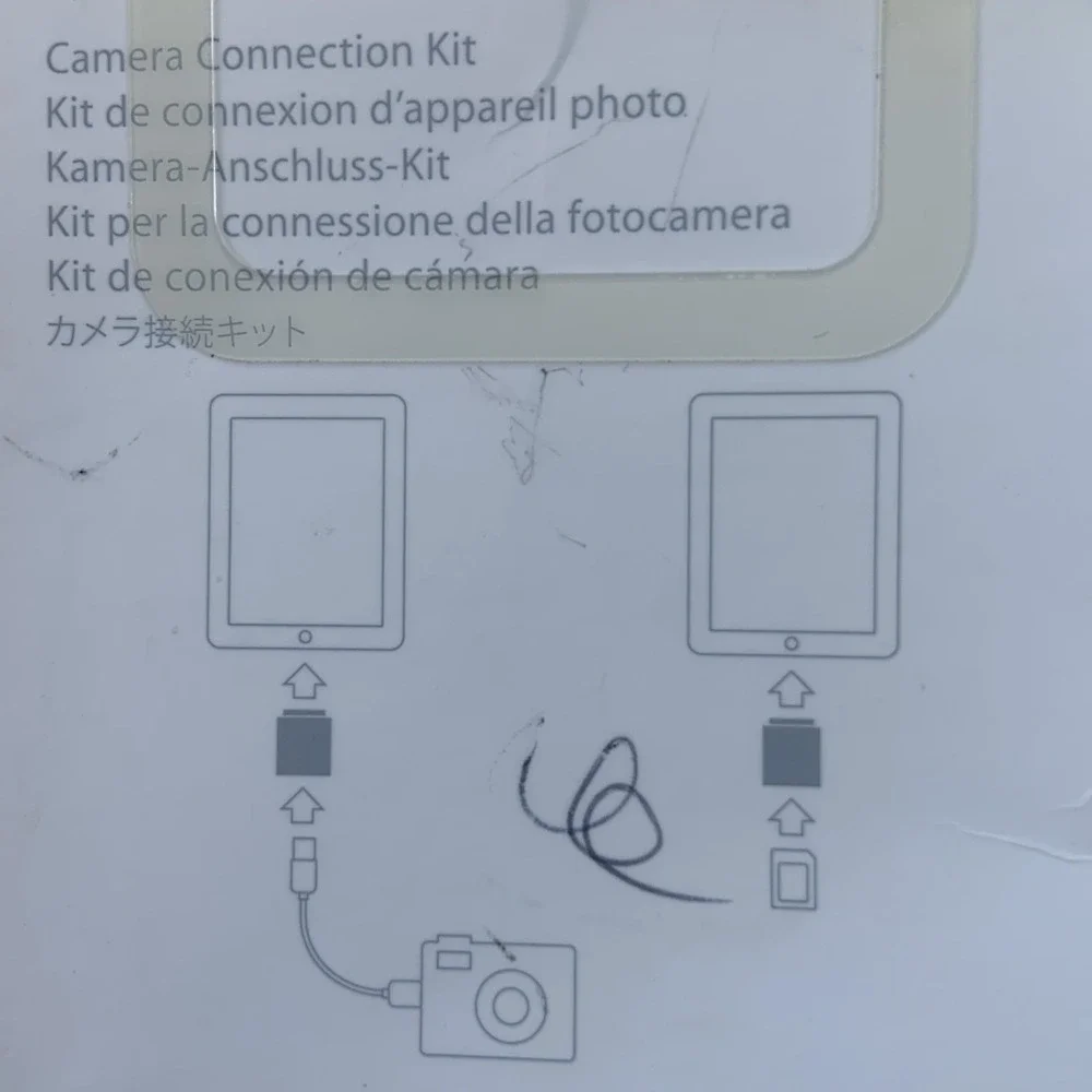 Apple iPad Camera Connection Kit 30 Pin USB SD Card‎ Adapter